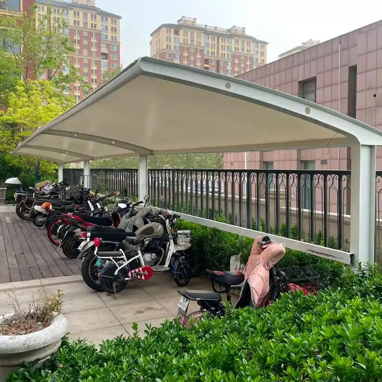 藤县膜结构电动车棚